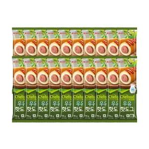 [롯데웰푸드][본사직영] Chefood 우유핫도그 70gx20개 골라담기 (우유,켄터키)