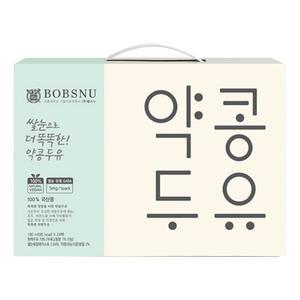 서울대밥스누 쌀눈으로 두유팩 실속팩 더 똑똑한 약콩두유 190ml 24개