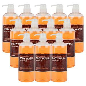 차밍 모이스처라이징 바디워시 730ml x 12개 대용량 바디클렌저