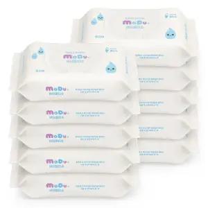 변기에 바로 버리는 모두의 비데물티슈 캡형 60매x10팩 / 70gs