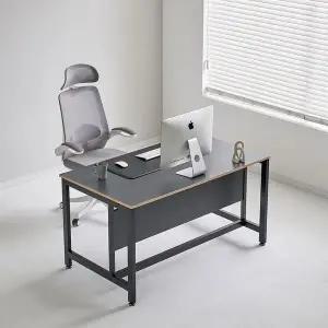 [티에스퍼니처] TS-03 LPM 가림막 철재책상 타공 데스크책상 1400x800