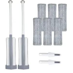 홈쇼핑방영 노터치 이지슬라이드 2세트 파워 물걸레 청소 밀대