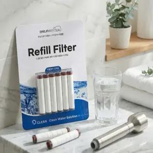 대림바스 디클린 샤워기 필터 리필 12개입