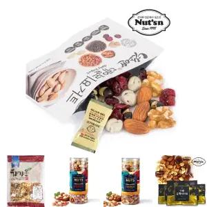 넛츠앤 데일리요거트 60봉 실속형/견과류믹스/하루견과류/한줌견과/견과류선물세트/믹스견과류/믹스너츠