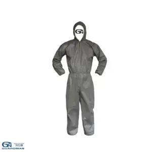 (XL 회색) 가드맨 SMS 원피스 보호복 1EA/정비복/남자/일체형/남성/1회용/안전/분진/작업복/방진복/일회용