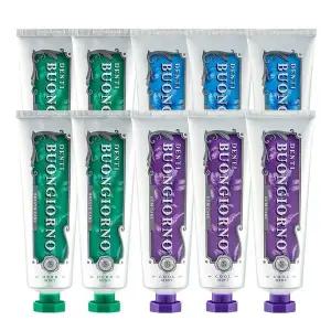 [아토세이프]덴티본조르노 치약 구취 100g 4ea +잇몸 100g 3개+치석 100g 3ea