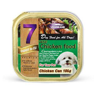 베게 강아지통조림 강아지캔 애견 습식 간식 닭고기 100g
