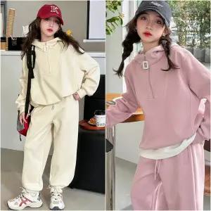 [삐삐네옷가게]여아 주니어 써니후드 아노락 상하세트