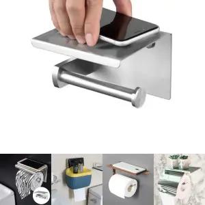 스텐 무타공 화장실 휴지 걸이/스텐휴지걸이/접착식휴지걸이/업소용휴지걸이/화장실화장지걸이/화장실휴지