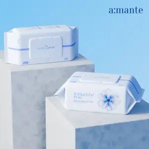 부드럽고 두꺼운 대용량 아기물티슈 엠보싱 캡형 푸어 120매 20팩