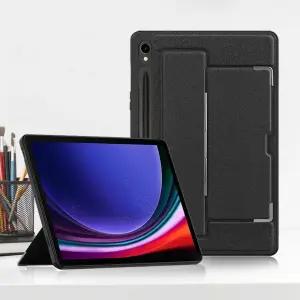 갤럭시탭 S10라이트 S10FE S9FE S9 케이스 힌지 거치대 킥쉘 S펜 수납 갤탭 세로거치가능 범퍼 패브릭 충격방지 보호