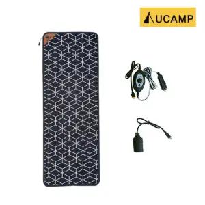 유캠프 DC 12V 전기매트 탄소 온열 매트 차박 캠핑 차량용 전기장판 1인용 USB겸용