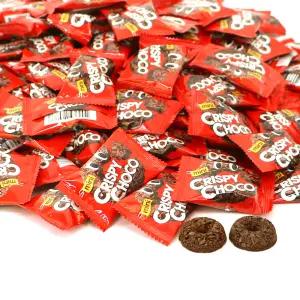 스위트맨 미니 크리스피 초코링 200개 어린이집간식 탕비실간식 대용량 나눔 서비스과자 인기과자 개별포장 미니바이트 오트밀 시리얼