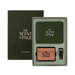 교보문고 더센트오브페이지 차량용 방향제 본품 리필 세트