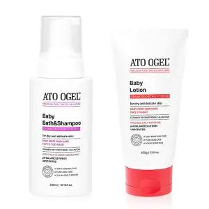 아토오겔 아기 바스앤샴푸 1개 신생아 로션 1개 신생아실 실사용