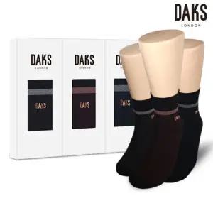[백화점 동일상품]닥스양말 남성 3족 선물세트 단목 탑링글 24311