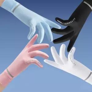 여성 여름 쿨링 스포츠 통풍 터치 가능 시원한 장갑