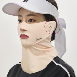 네이팡 귀덮개 넥타입 오픈 자외선차단 골프마스크 얼굴햇빛가리개 자전거 등산 낚시 테니스