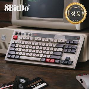 [국내정품] 8Bitdo 레트로키보드 타자기 무선 기계식 키보드 N 한글 백축V2