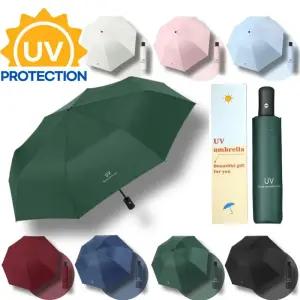 우산 양산 자동우산 UV차단 암막우산 자외선차단 3단 원터치 접이식우산