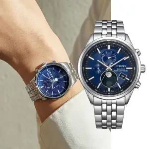 본사AS가능 시티즌 라디오컨트롤 BY1030-50L 에코드라이브 남성 메탈시계 솔라