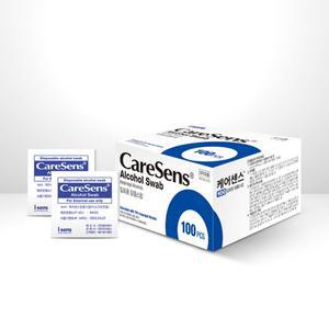 케어센스 일회용 알콜솜 소독솜 스왑 100개입