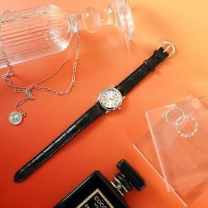 [카시오] 미니 심플 수능 시험 여성 가죽 무소음 손목시계 2종