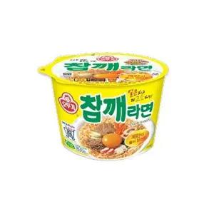 [오뚜기][T] 오뚜기 참깨라면 용기 12개 /컵라면