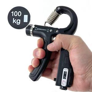 10kg~100kg 고강도 조절 카운팅 그립 손 악력기