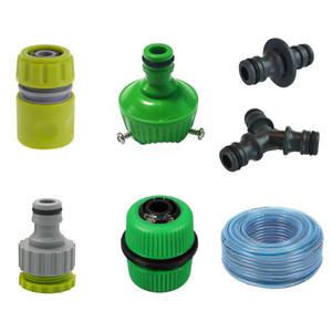 물호스 연결구 아답타 원터치 커플러 호스 수도 꼭지 커넥터 카플링 물호수 부품 연결 일자형 Y형 카플러 밸브 3/4 1인치 어댑터 정원 세차 청소 암나사탭 숫나사 니플 워터 연결잭