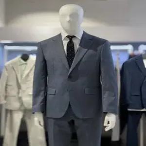 [트루젠][트루젠] 트루젠 봄여름 블루그레이 울스판 기본핏 남자 정장세트 2