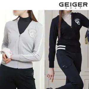 (IN)[런칭가 179000] 가이거골프 여성 V-넥 니트가디건