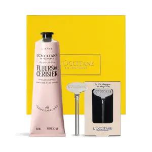 [록시땅](강남점)[기프트] 플뢰르 드 세리지에 핸드 크림 150ml 세트(체리 블라썸)(+매직키)