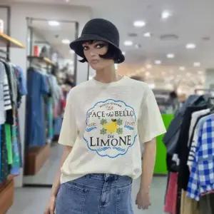 베네통/애플아울렛/면100% 프린트 티셔츠/BATSA7531