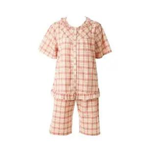 [비너스](타임스퀘어점패션관)이월제품[비너스]VPA4533W터치감이좋은베이직체크여성면파자마