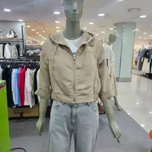 시슬리/애플아울렛/팔레트 후드 집업 숏 점퍼 SAJPC4531