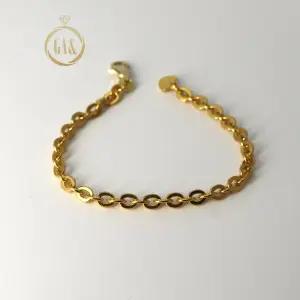 [가앤] 24k순금 심플 기본 검인 체인팔찌 7.50g