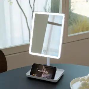 윈세프 탁상용 LED 거울 WM05 화장대 스탠드거울