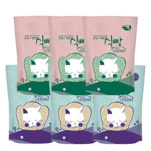 식빵 두부모래 7L 6개입 가는입자 고양이모래