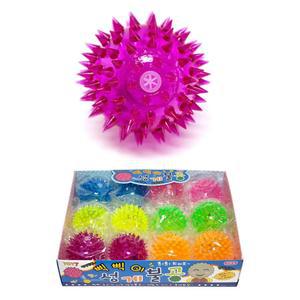 삑삑이 불빛공 성게볼 X12개 혼합 탱탱볼 공장난감 주물럭공 소프트볼 공놀이 반려견공 단체선물