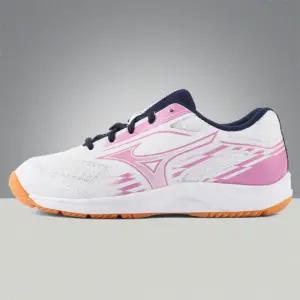미즈노 탁구화 크로스매치 스매쉬 (화이트X핑크) 여성용
