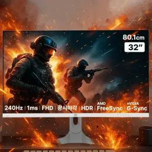 아즈텍 모니터 240Hz 게이밍 AZT324G 80~81cm(32인치)