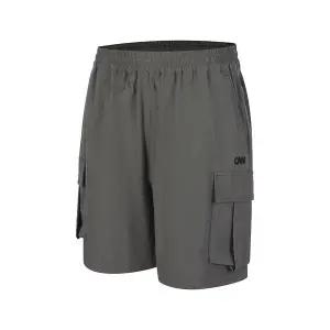 [아웃도어스/씨엔엔 어패럴]테크 스트레치 스판 밴딩 카고 반바지 카키