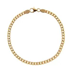 엘렌쥬얼리 14K 18K 할로우 커브 체인 금 팔찌