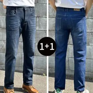 봄여름용 남자 가벼운 스판 청바지 일자 데님 편한 일상 작업복 캐쥬얼