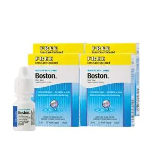 보스톤 원스텝 리퀴드 엔자임 클리너액 5ml 4개 단백질제거제 하드렌즈 드림렌즈