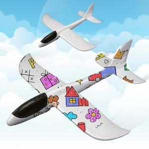 색칠하는 에어 글라이더(1p) 그리기 스티로폼 에어 글라이더