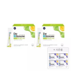 드시모네 키즈 스텝1 사과향 50일분, 2개 + 증정(키즈 스텝2 블루베리향 5포, 4개)