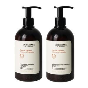 [록시땅] 볼륨 앤 스트렝스 샴푸+컨디셔너 500ml 세트