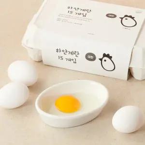 하얀계란 15구 (대란, 780g)
